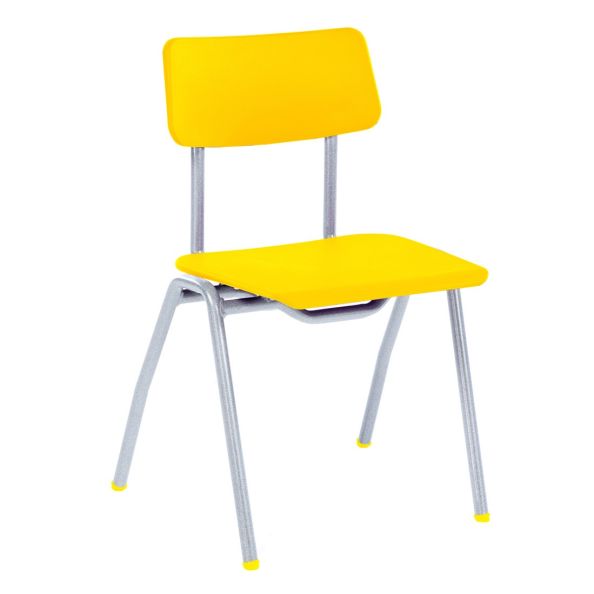 BS Classroom Chair Seat Height 380mm Yellow