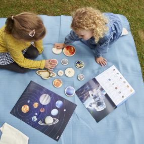 Wooden Solar System Discs