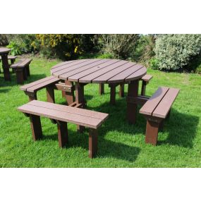 Round Picnic Benches - Adult