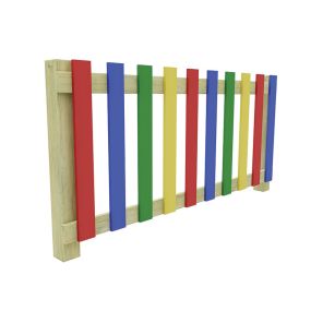 Coloured Pale Fence Panel | Creative Activity