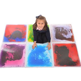 6 Liquid Floor Tiles 50x50cm | Creative Activity